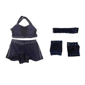 Theatricals Dance Costume Black Med Kids Like New Condition, Costumed Bedazzled